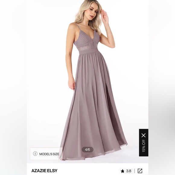 Azazie Elsy NWT - Picture 3 of 6